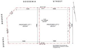 DA Approved Dual Occupancy – Corner Block