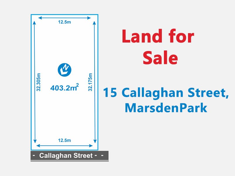 Perfect Block- North Facing – 12.5m Frontage